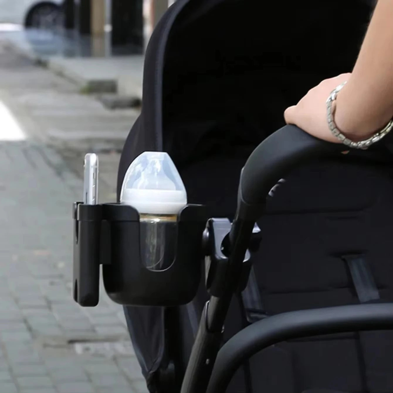 Stroller Bottle and Mobile Phone Holder